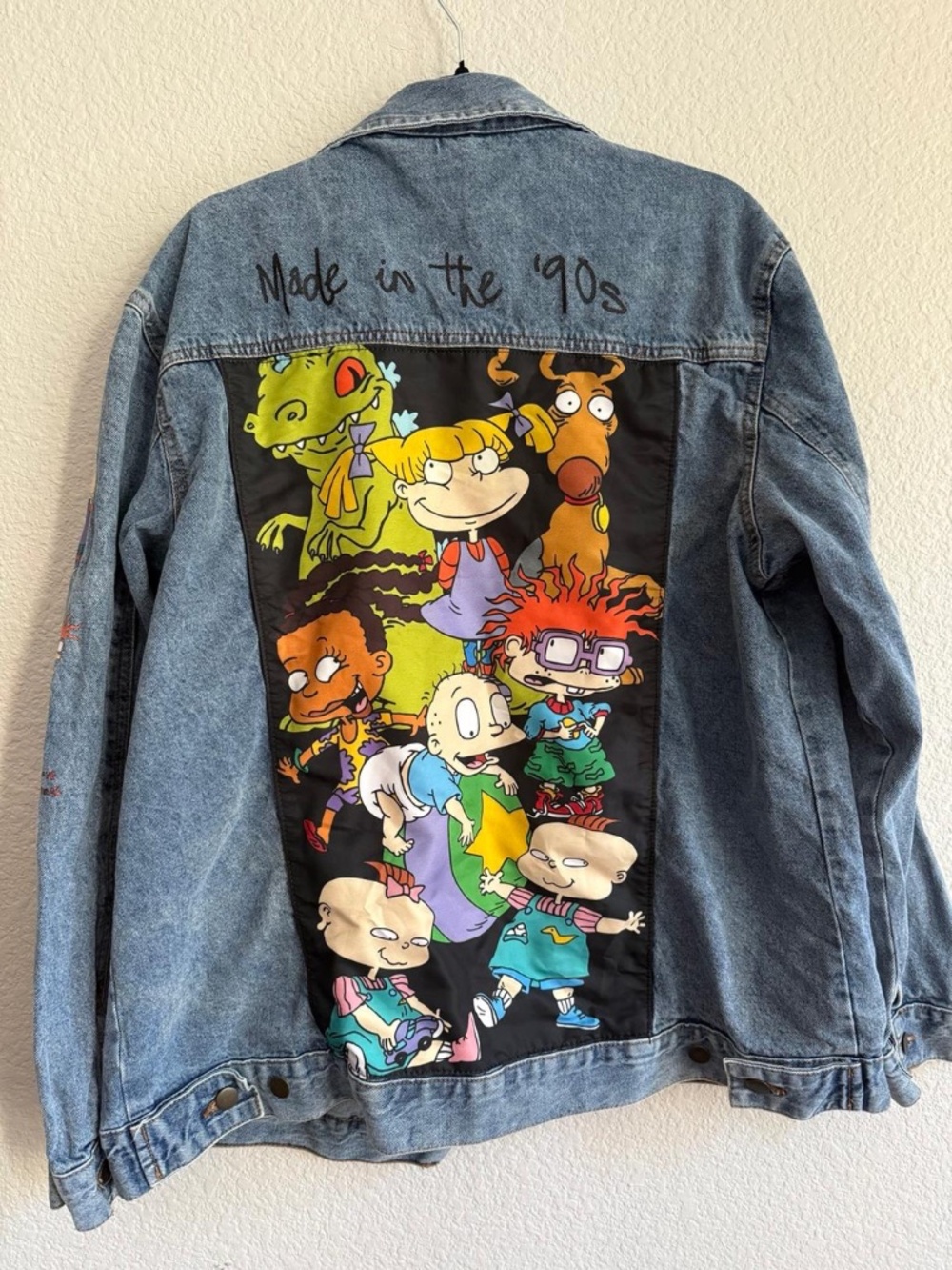 Classic made in the 90s Nickelodeon XL Rugrats Denim Jacket
